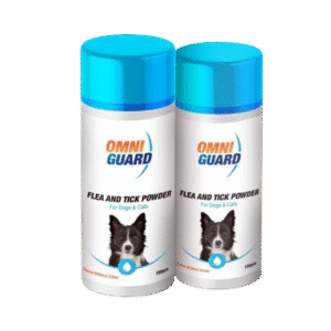 أومني جارد بودرة البراغيث والقراد للقطط والكلاب