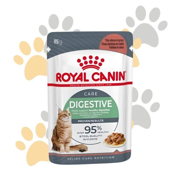 رويال كانين طعام رطب للعناية بالجهاز الهضمي بالمرق | ROYAL CANIN DIGESTIVE CARE Pouch Gravy - أكل قطط للهضم الحساس في مصر