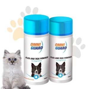 أومني جارد بودرة البراغيث والقراد للقطط والكلاب | Omni Guard Flea and Tick Powder (150gm) - علاج جاف وسهل للطفيليات في مصر