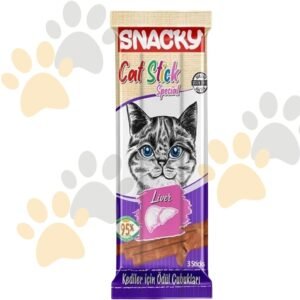 سناكـي أصابع القطط الخاصة بالكبدة | Snacky Cat Stick Special - Liver (3 Sticks) - مكافآت قطط غنية بالبروتين والفيتامينات في مصر