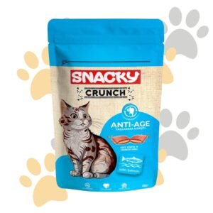 سناكـي كرانش مكافآت مضادة للشيخوخة بالسلمون | Snacky Crunch Anti-Age with Salmon (60g) - سناك قطط مقرمش لدعم الحيوية في مصر