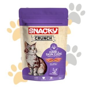 سناكـي كرانش للعناية بالشعر والجلد بالدجاج | Snacky Crunch Hair & Skin Care with Chicken (60g) - مكافآت قطط مقرمشة لفرو صحي في مصر