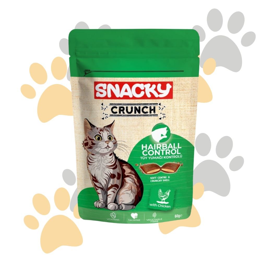 26 سناكـي, Snacky, كرانش, Crunch, مكافآت قطط, سناك قطط, كرات الشعر, Hairball Control