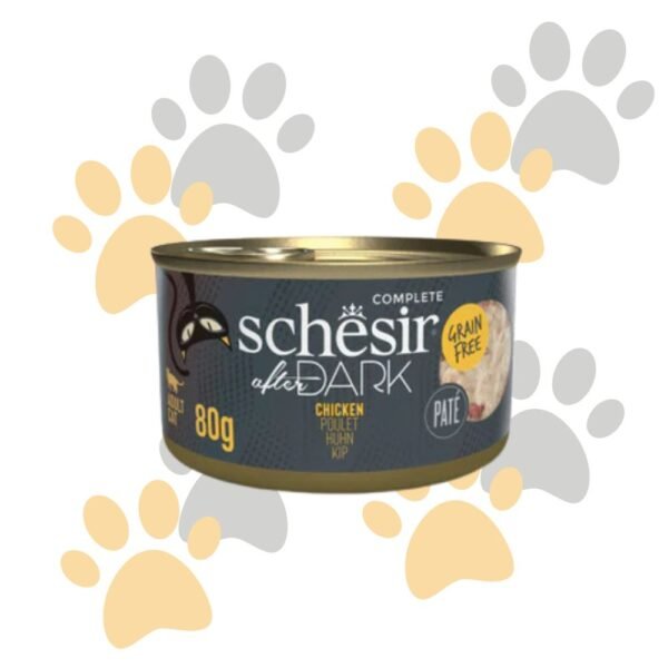 ج | Schesir After Dark Pate Chicken Can - طعام قطط رطب كامل، باتيه طبيعي خالي من الحبوب في مصر