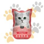 كيت كات بيتيت باوتش دجاج ولحم بقري في الأسبك | Kit Cat Petite Pouch Chicken & Beef in Aspic - طعام قطط رطب كامل، خالي من الحبوب للقطط الانتقائية