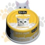 كيت كات جورميه بحليب الماعز - قطع دجاج وجبنة | Kit Cat Goat Milk Gourmet - Boneless Chicken Shreds & Cheese - أكل قطط طبيعي بحليب الماعز، خالي من الحبوب، يدعم الهضم في مصر