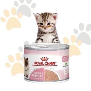 رويال كانين طعام موس للأم والقطط الرضيعة | Royal Canin Mother & Babycat Ultra Soft Mousse - أكل قطط فائقة النعومة (1-4 أشهر)، يدعم الفطام والمناعة