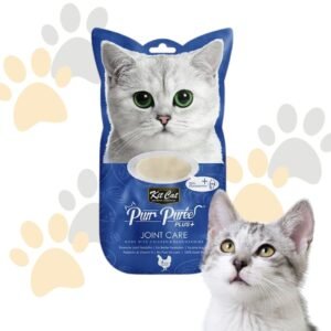كيت كات بيوريه بلس+ للعناية بالمفاصل بالدجاج والجلوكوزامين | Kit Cat Purr Puree Plus+ Joint Care Chicken & Glucosamine - مكافأة قطط لدعم صحة المفاصل في مصر