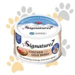 سجنتشر 7 باتيه الدجاج وتوت الغوجي للطاقة ومكافحة الشيخوخة | Signature7 Pate Can Chicken with Goji Berry - طعام قطط لزيادة الطاقة والحيوية في مصر