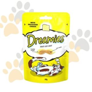 دريميز مكافآت القطط بالجبنة اللذيذة | Dreamies Cat Treats - Delicious Cheese - مقرمشات قطط محشوة، سناك جبنة قليل السعرات في مصر
