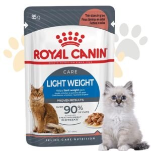 رويال كانين طعام رطب لايت ويت كير بالمرق | Royal Canin Light Weight Care Pouch (Gravy) - أكل قطط قليل السعرات، يساعد على إنقاص الوزن والحفاظ عليه