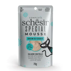 Schesir Special Mousse Skin & Coat Salmon with Chicken