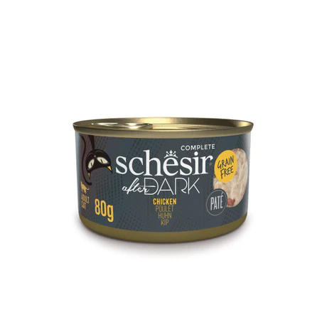 ج | Schesir After Dark Pate Chicken Can - طعام قطط رطب كامل، باتيه طبيعي خالي من الحبوب في مصر