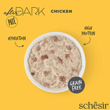 ج | Schesir After Dark Pate Chicken Can - طعام قطط رطب كامل، باتيه طبيعي خالي من الحبوب في مصر