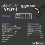 شيزر أفتر دارك فيلفت موس بالدجاج والبط | Schesir After Dark Velvet Mousse Chicken with Duck - طعام قطط رطب فاخر، غني بالأعضاء، خالي من الحبوب